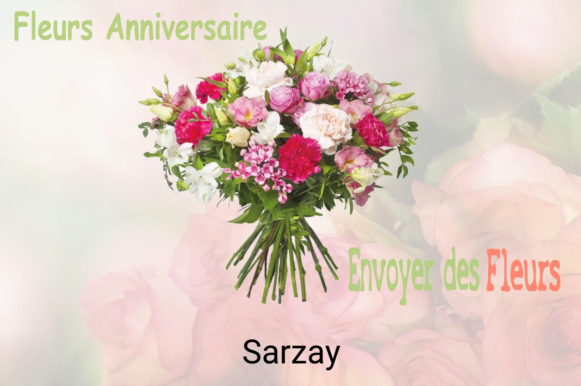 Bouquet de fleurs d’anniversaire livré à Sarzay