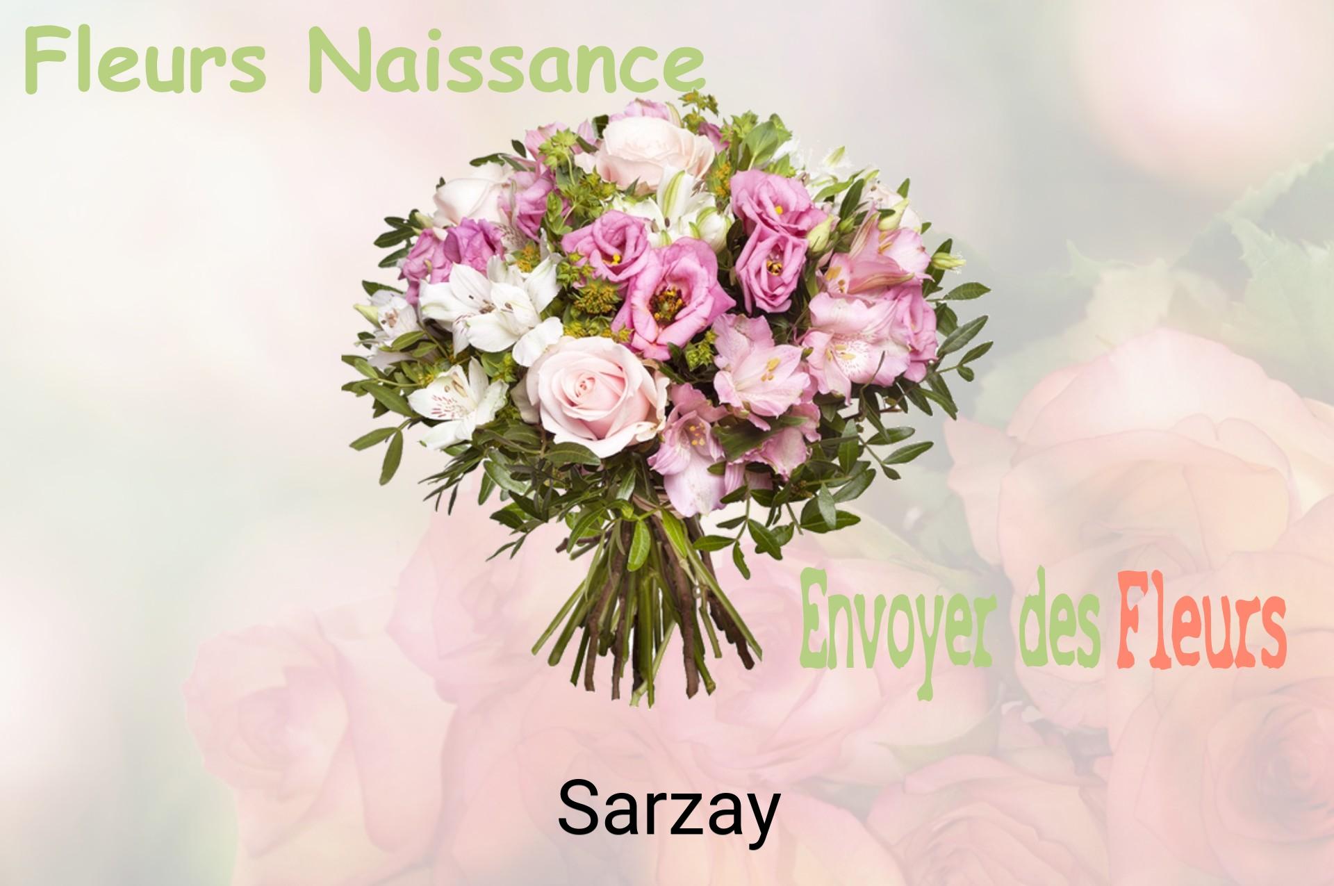 Bouquet de fleurs de naissance livré à Sarzay